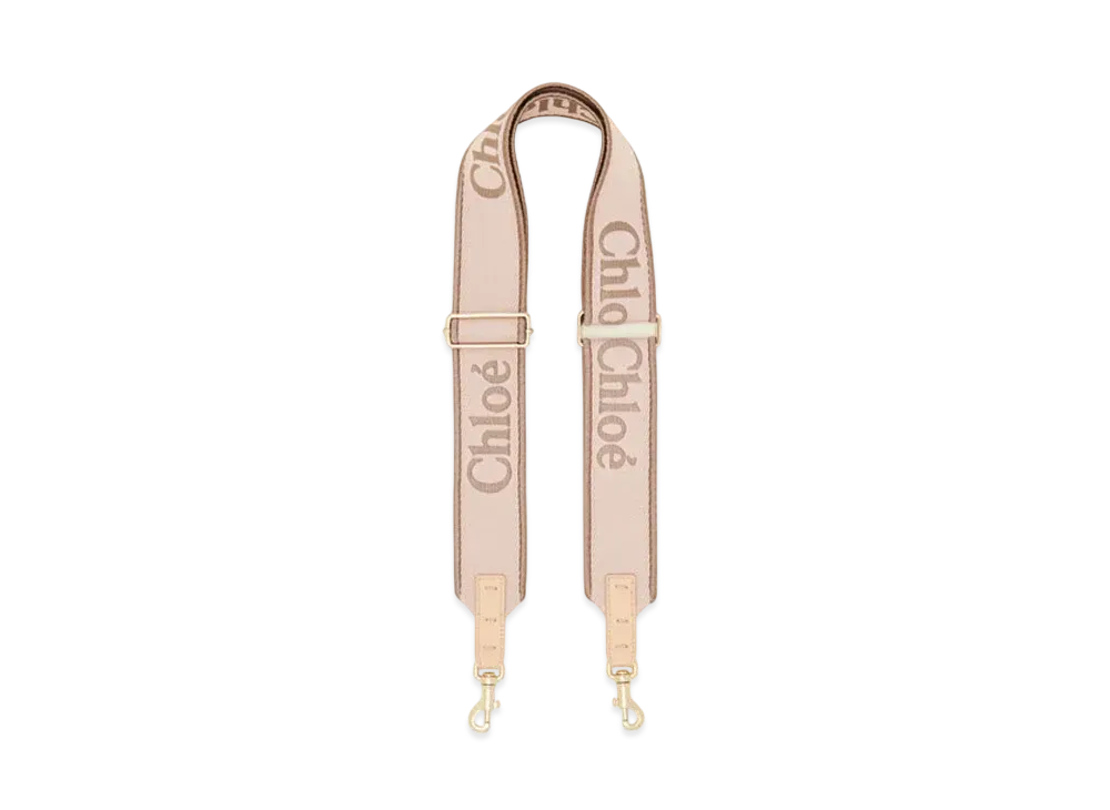 Chloe Adjustable Strap In Canvas "Blushy Beige"