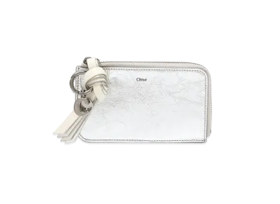 Chloe Alphabet Coin Purse "Silver"