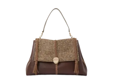 Chloe Penelope Large Soft Shoulder Bag "Yellow Multicolour"