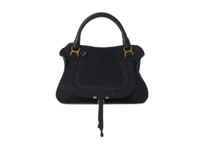 Chloe Marcie Large Double Carry Bag "Midnight Blue"
