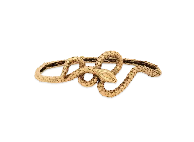Chloe The Chloe Snake Belt "Vintage Gold"