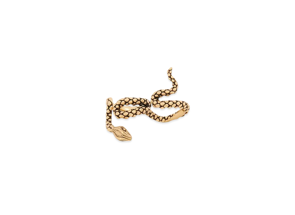 Chloe The Chloe Snake Double Ring "Vintage Gold"