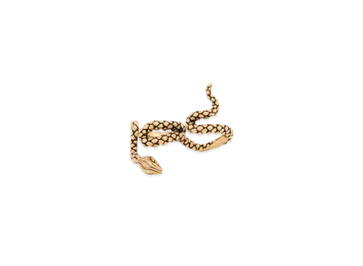 Chloe The Chloe Snake Double Ring "Vintage Gold"