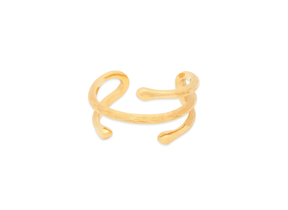Chloe Eclectic Cuff Bracelet "Vintage Gold"