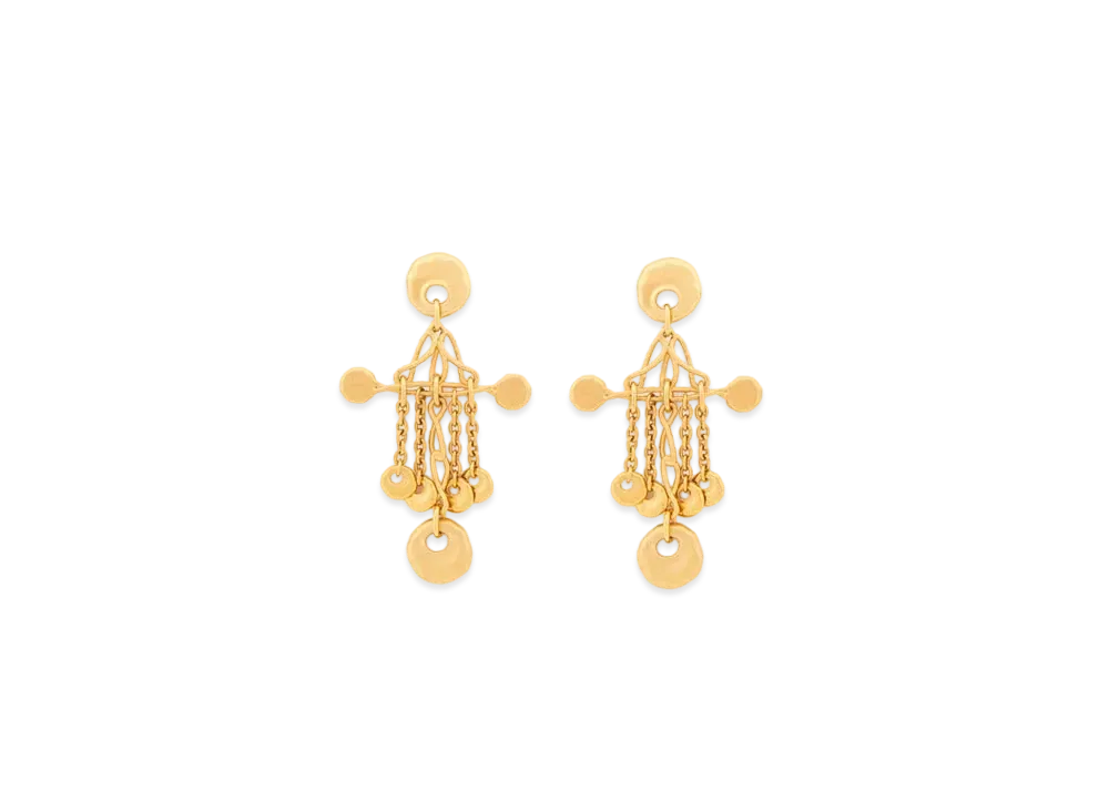 Chloe Eclectic Earrings "Vintage Gold"