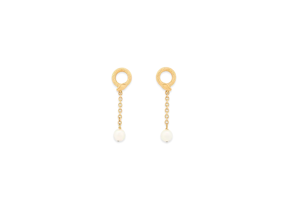 Chloe The Chloe Snake Earrings "Vintage Gold"