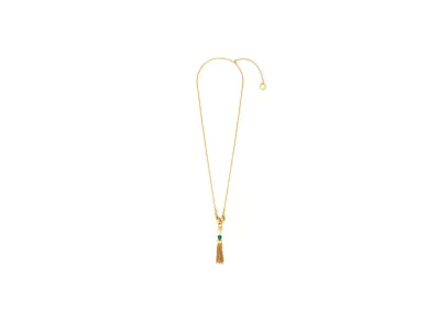 Chloe Pompoms Necklace "Vintage Gold"