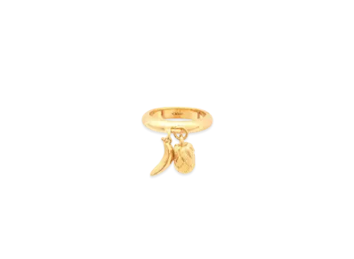 Chloe Charms Ring "Vintage Gold"