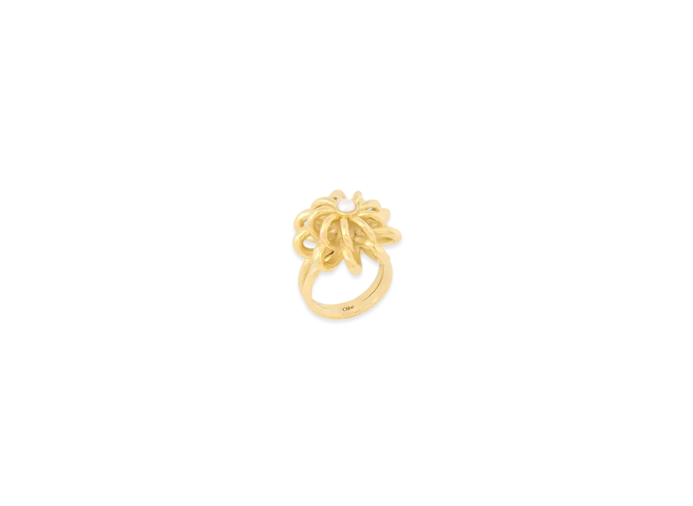 Chloe The Chloe Mechanical Flowers Ring "Vintage Gold"