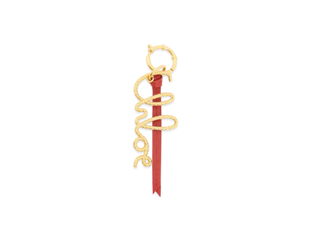 Chloe The Chloe Snake Key Ring "Red Flame"