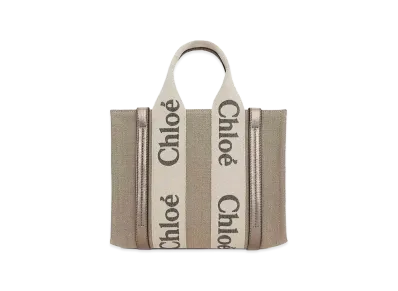 Chloe Women's Small Tote Bag Woody "Beige"