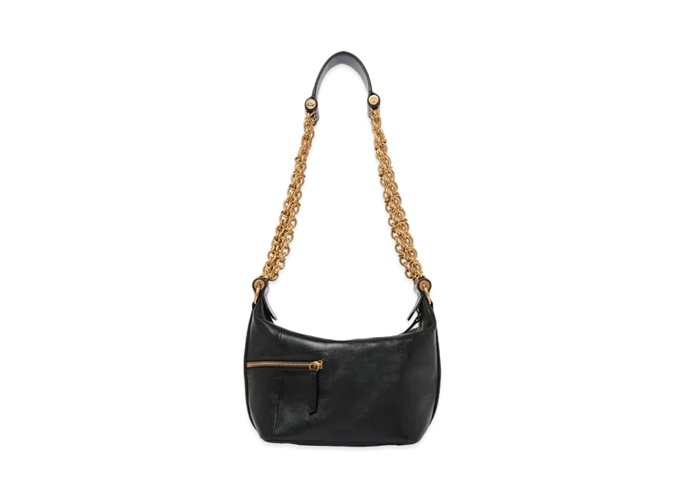 Chloe Camera Chain Bag In Shiny Leather "Black"
