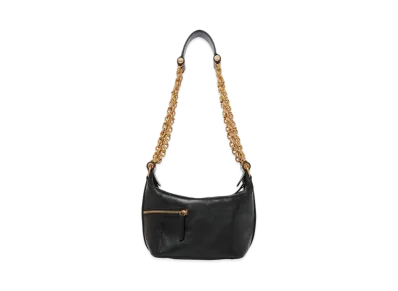 Chloe Camera Chain Bag In Shiny Leather "Black"
