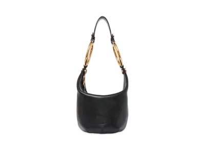 Chloe Small Bracelet Handbag In Grained Leather "Black"