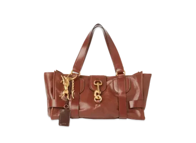 Chloe Kerala 25 Handbag In Soft Leather "Dark Ebony"