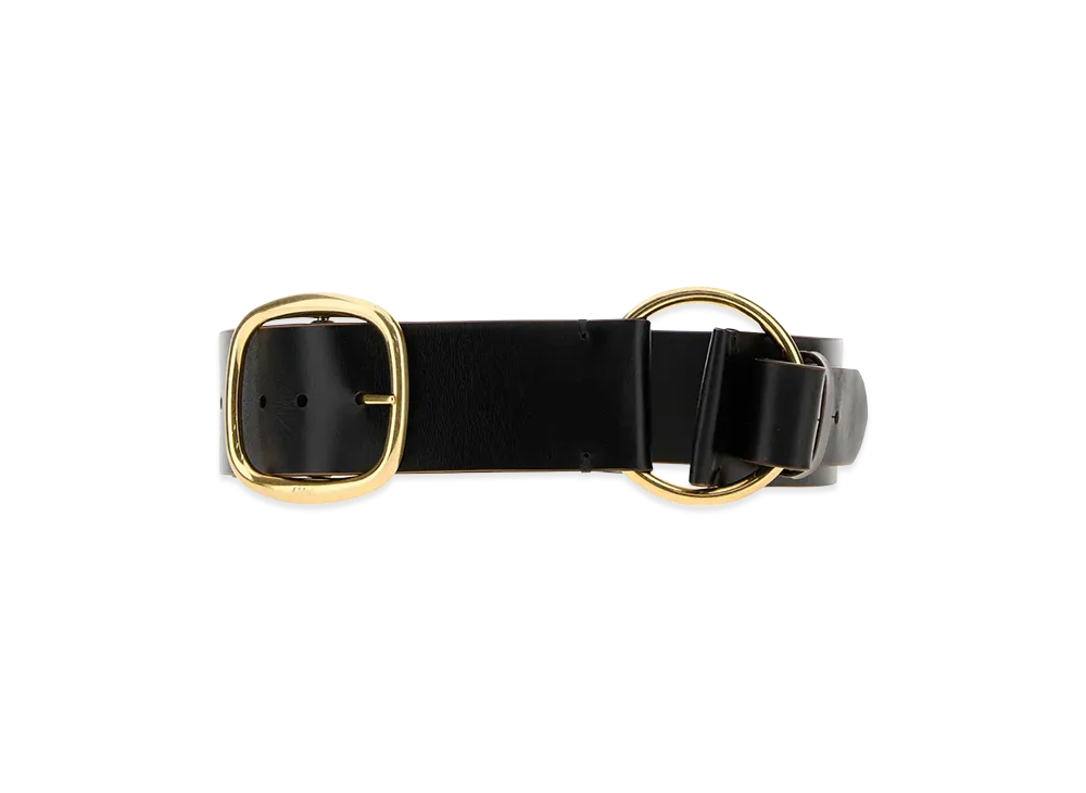 Chloe Women's Leather Belt "Dark Brown"