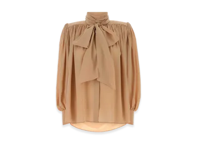 Chloe Women's Crepe Blouse "Beige"