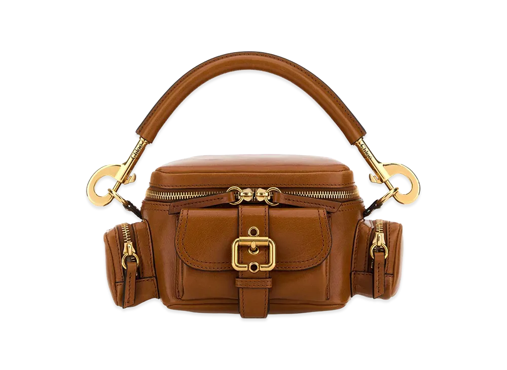 Chloe Women's Leather Small Camera Bag Handbag "Brown"