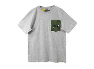 Carhartt Relaxed Fit Camo Pocket Short Sleeve T-Shirt "Heather Grey"