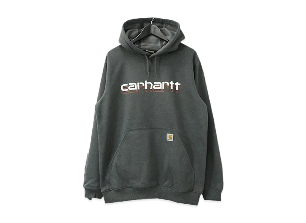 Carhartt Rain Defender Midweight Logo Graphic Sweat Hoodie "Carbon Heather"