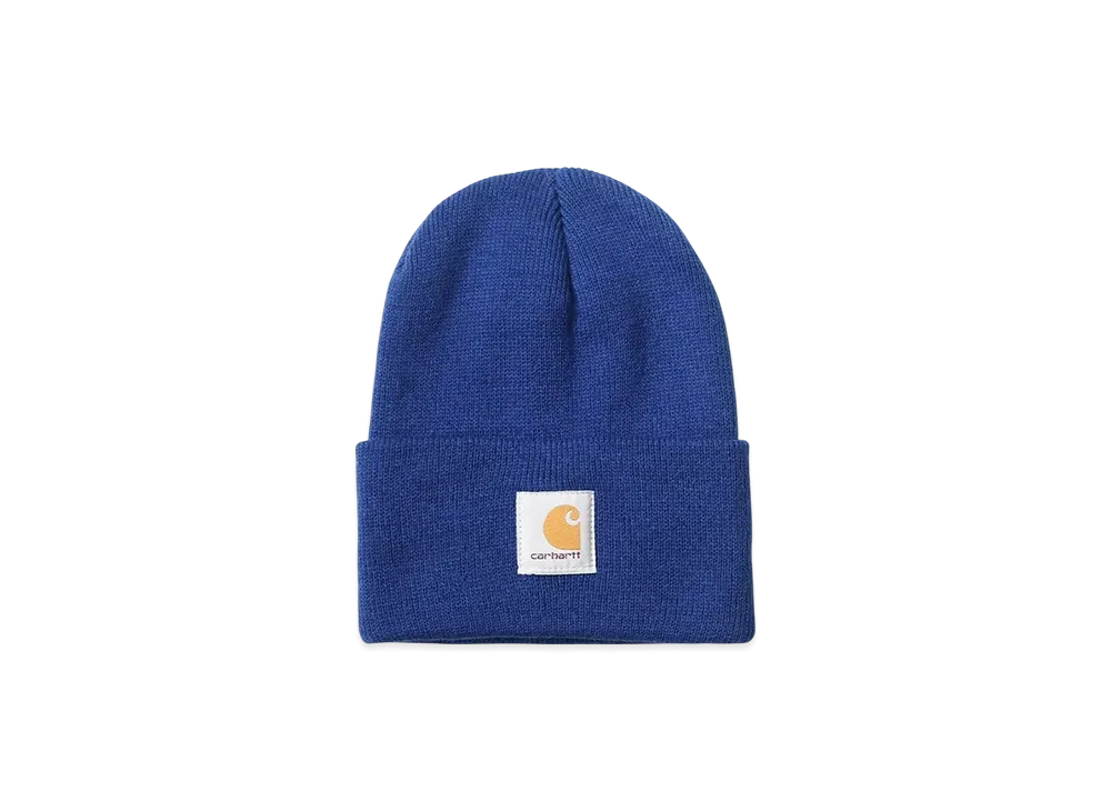 Carhartt Knit Cuffed Beanie Watch Cap C Logo "Dask Blue"