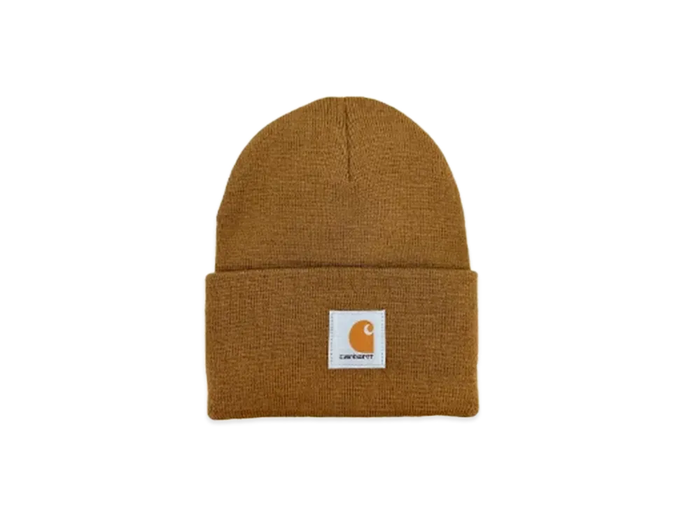 Carhartt Knit Cuffed Beanie Watch Cap C Logo "Carhartt Brown"
