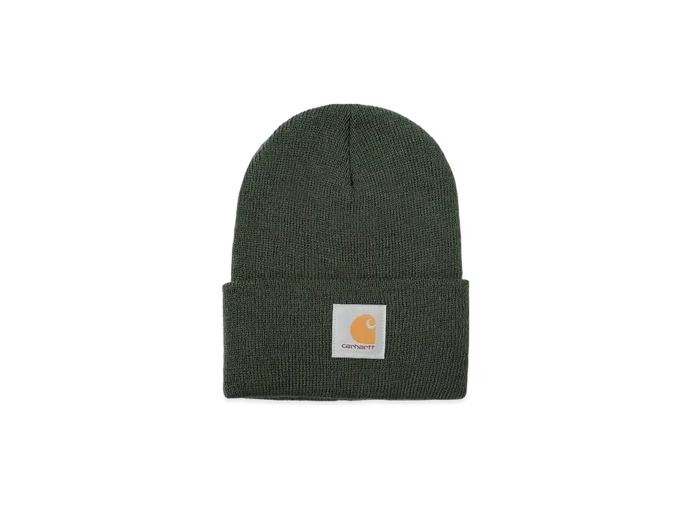 Carhartt Knit Cuffed Beanie Watch Cap C Logo "Dark Green"