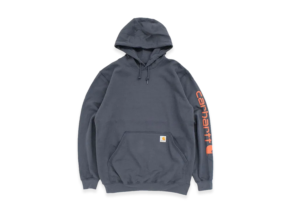 Carhartt Sleeve Logo Sweat Hoodie "Slate Blue"