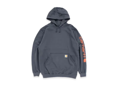 Carhartt Sleeve Logo Sweat Hoodie "Slate Blue"