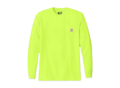 Carhartt Workwear Pocket Long Sleeve T-Shirt "Lime"