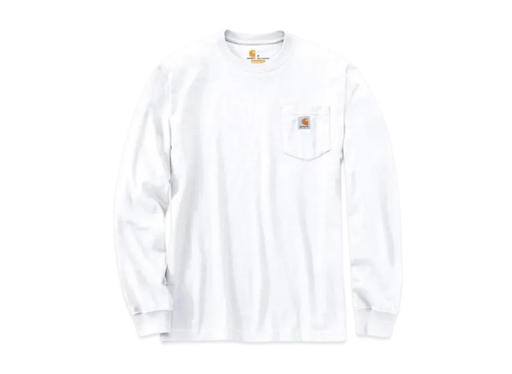 Carhartt Workwear Pocket Long Sleeve T-Shirt "White" TK0126