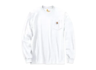 Carhartt Workwear Pocket Long Sleeve T-Shirt "White" TK0126