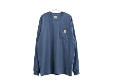 Carhartt Loose Fit Heavyweight Long-Sleeve Pocket T-Shirt "Blue"