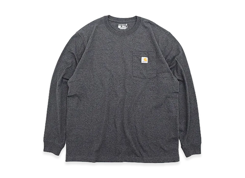 Carhartt Workwear Pocket Long Sleeve T-Shirt "Black Heather"