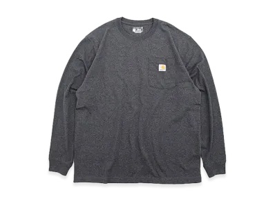 Carhartt Workwear Pocket Long Sleeve T-Shirt "Black Heather"