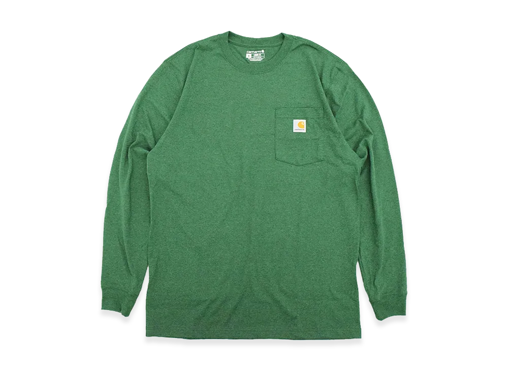 Carhartt Workwear Pocket Long Sleeve T-Shirt "Green Heather"