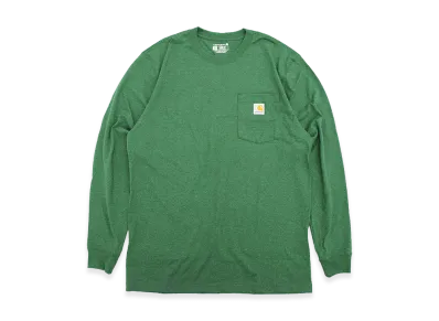 Carhartt Workwear Pocket Long Sleeve T-Shirt "Green Heather"