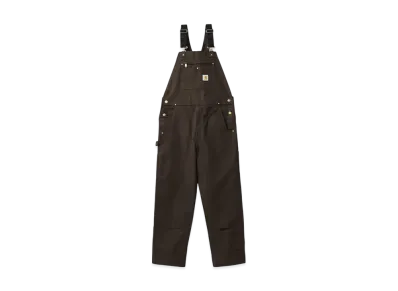 Carhartt Bib Overall Cotton Duck "Dakr Brown"