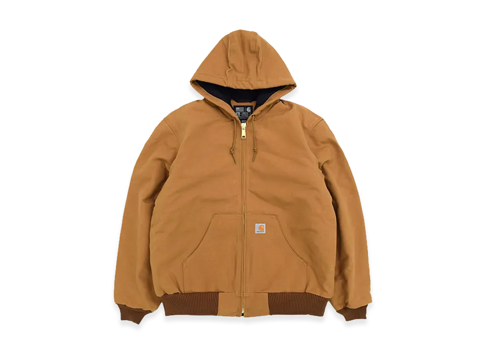 Carhartt Loose Fit Duck Insulated Flannel Lined Active Jacket "Brown"