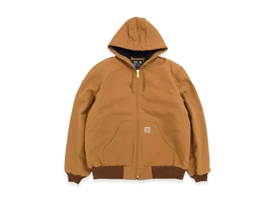 Carhartt Loose Fit Duck Insulated Flannel Lined Active Jacket "Brown"