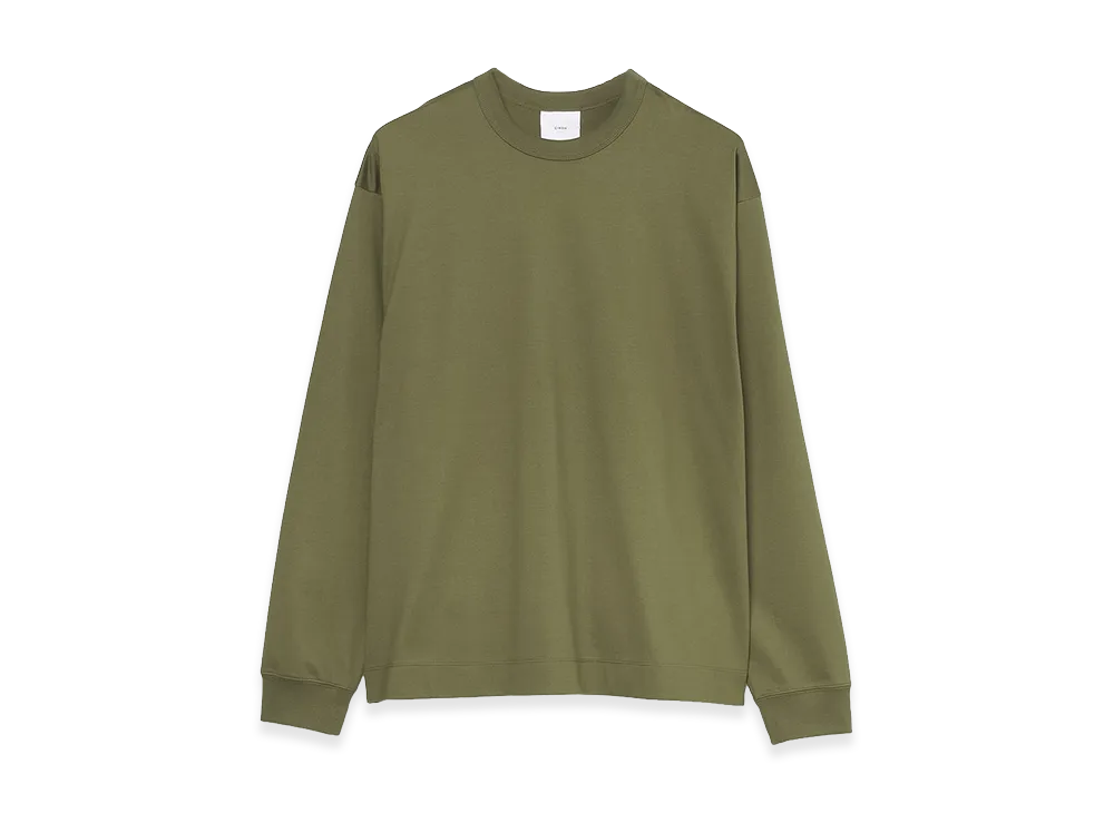 CINOH Cotton Jersey L/S T-Shirt "Khaki"