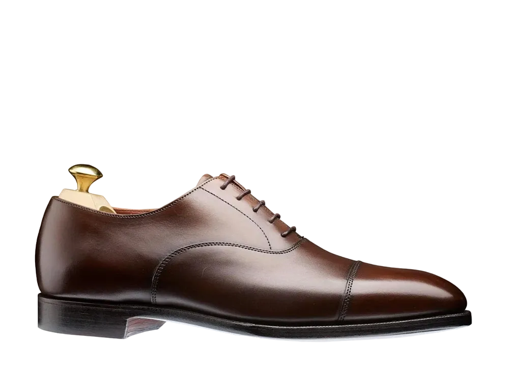 CROCKETT&JONES Audley 337 Antique Calf "Dark Brown" E Single Leather Bark Tanned Sole