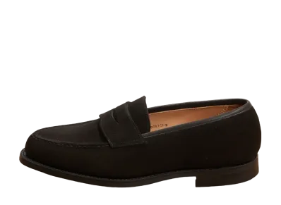 CROCKETT&JONES Boston 2 376 Calf Suede "Black" E City Sole