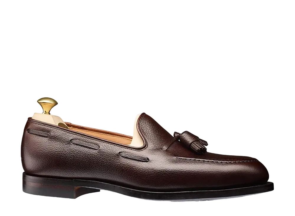 CROCKETT&JONES Cavendish 325 Pebble Grain "Dark Brown" E City Rubber Sole