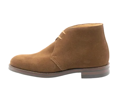 CROCKETT&JONES Chertsey 224 Calf Suede "Snuff" E Dainite Sole