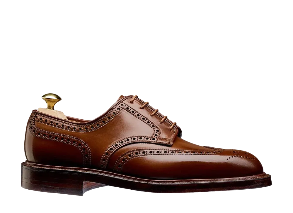 CROCKETT&JONES Pembroke 325 Shell Cordovan "Whiskey" E Double Leather Sole