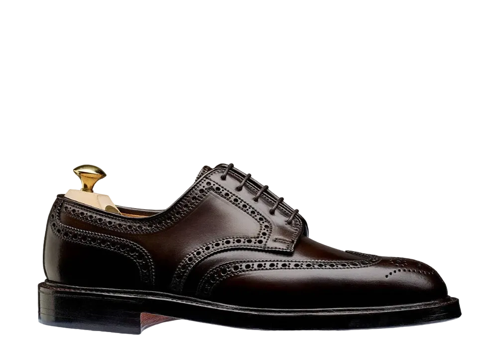CROCKETT&JONES Pembroke 325 Shell Cordovan "Dark Brown" E Double Leather Sole