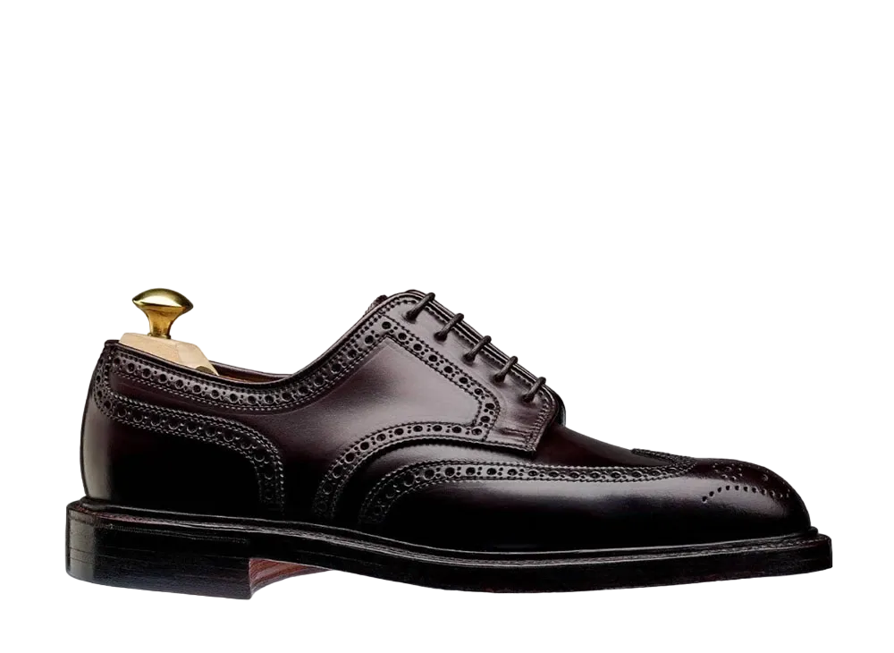 CROCKETT&JONES Pembroke 325 Shell Cordovan "Burgundy" E Double Leather Sole