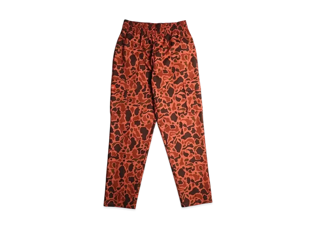 COOKMAN Chef Cargo Pants Ripstop "Camo/Red"