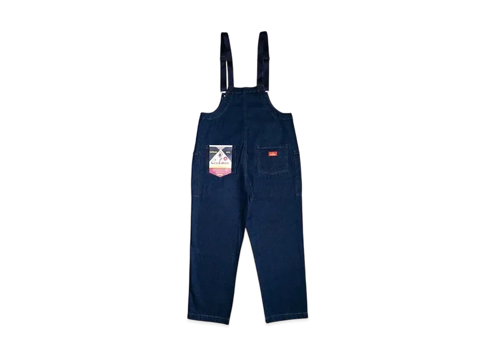 COOKMAN Fisherman's Bib Overall "Navy/Denim"